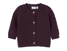 Name It plum perfect strik cardigan